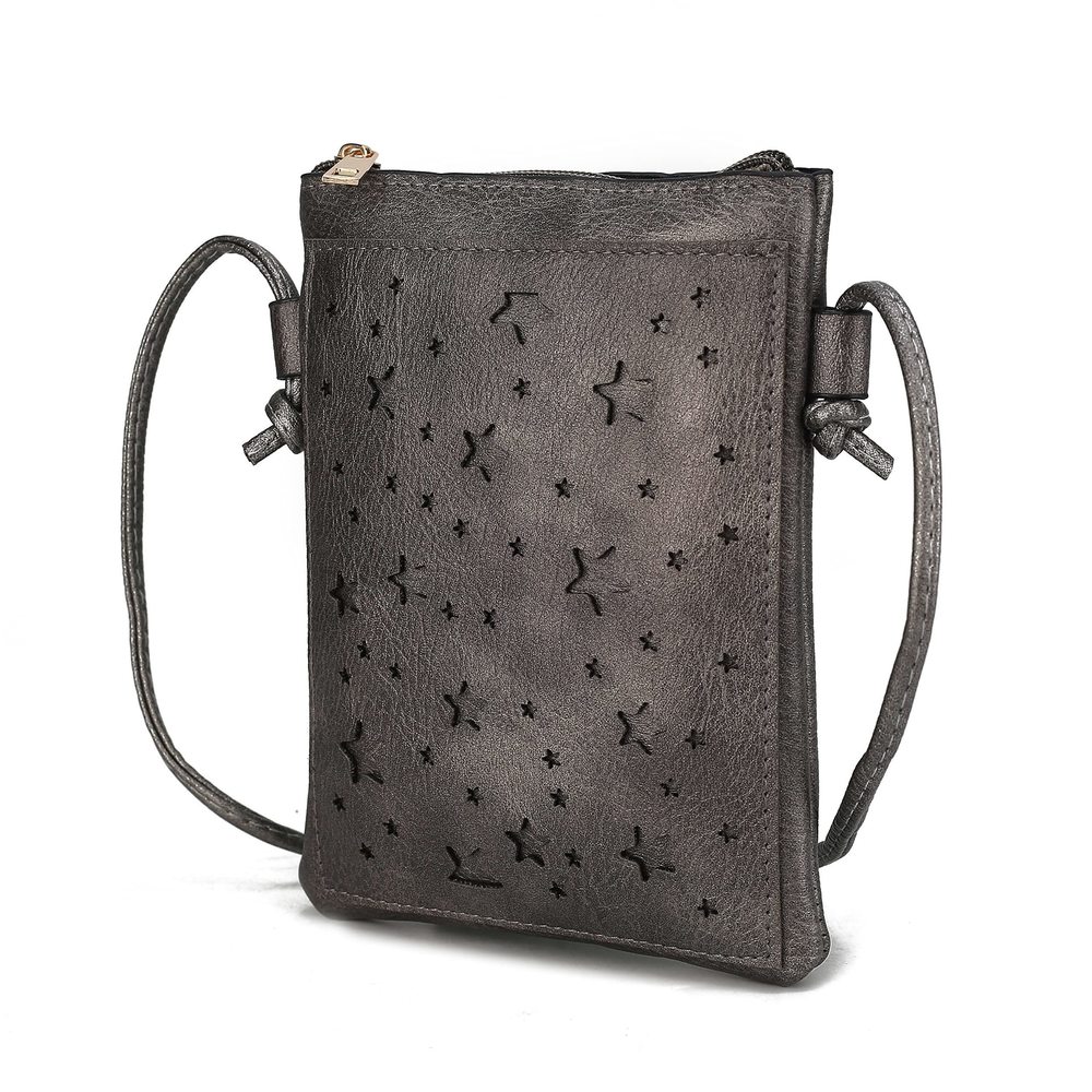 Crossbody Bag, Vegan Leather Desner Crossover Lady Handbag Small c: